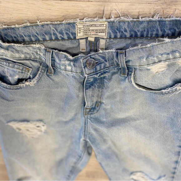 CURRENT/ELLIOT- The fling Boyfriend Jeans /Alta Destroy/Size 29 - Picture 8 of 14